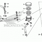 TRX500FM5 Задний тормозной цилиндр