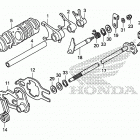 TRX250X Вилка переключения передач