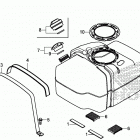 SXS1000M5D Топливный бак