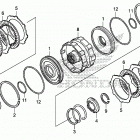 SXS700M2D Сцепление (2-3)