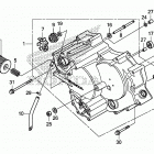 TRX500FM5 Передняя крышка картера