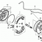 TRX420FA2 Задний тормоз