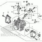 TRX500FA5 Корпус Дросселя