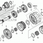 SXS700M2D Трансмиссия