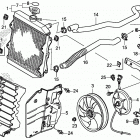 TRX500FA5 Радиатор