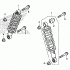TRX500FA5 Передние аммортизаторы