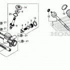 SXS1000M5D Steering gear box@tie rod