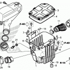 TRX500FA5 Воздушный фильтр