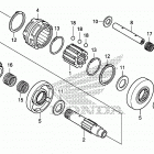 SXS700M2D Задняя передача