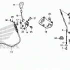 SXS700M2D Shift lever@select lever