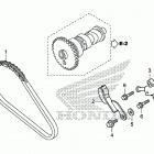 TRX500FM5 Цепь ГРМ и натяжитель