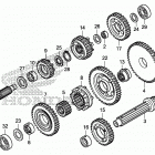 TRX500FM5 Трансмиссия