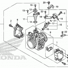 TRX500FM2 Корпус Дросселя