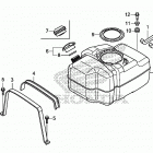 SXS700M2D Топливный бак