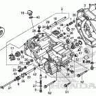 TRX500FA5 Передняя крышка картера