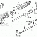 TRX500FA5 Вал и вилки  коробки передач