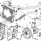 TRX500FM2 Радиатор