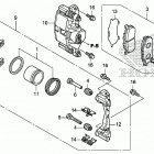 SXS700M2D Передний суппорт