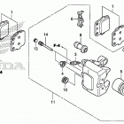 TRX500FA5 Передний суппорт