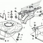 TRX500FA5 Топливный бак