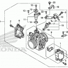 TRX420FA5 Корпус Дросселя