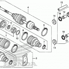 TRX420FA5 Rear knuckle@rear