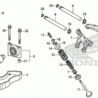 SXS700M2D Распределительный вал и клапана