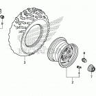 TRX680FA Переднее колесо