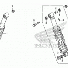 TRX680FA Задние амортизаторы