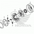 TRX420FA2 Муфта стартера