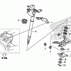 TRX500FM5 Рулевой вал