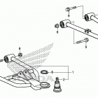 TRX250TM1 Передняя подвеска