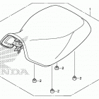 TRX500FM2 Сиденье