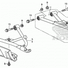 TRX500FA5 Передняя подвеска