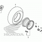 TRX500FM2 Переднее колесо