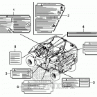 SXS1000M5D Лейбл предостережения