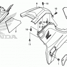 TRX420FA5 Side cover@tank cover