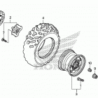 TRX420FA5 Переднее колесо