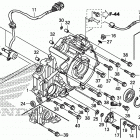 TRX420FA2 Крышка картера задняя