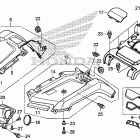 TRX500FA6 Переднее крыло