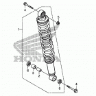 TRX250X Задние амортизаторы
