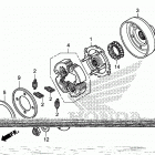 TRX420FA2 Муфта стартера
