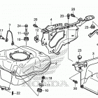 TRX500FA6 Топливный бак