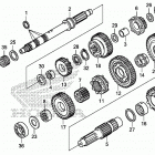 TRX500FA6 Трансмиссия