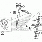 TRX500FA6 Рулевой вал