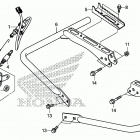 TRX500FA6 Педали и подножки