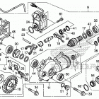 TRX500FA6 Передний редуктор