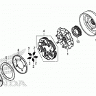 TRX500FA6 Сцепление