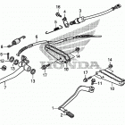 TRX250X Педали и подножки
