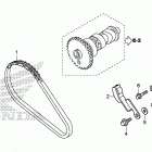 TRX420FA2 Цепь ГРМ и натяжитель